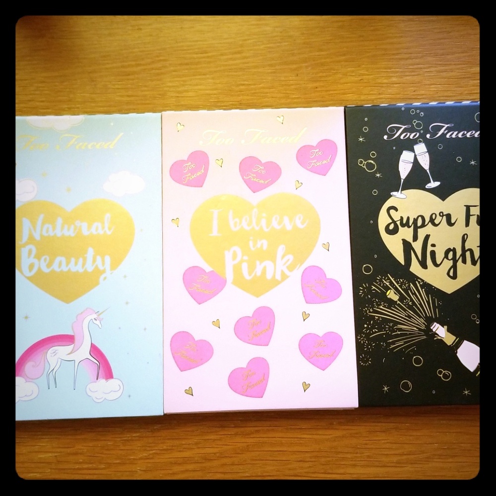 Too Faced palettes